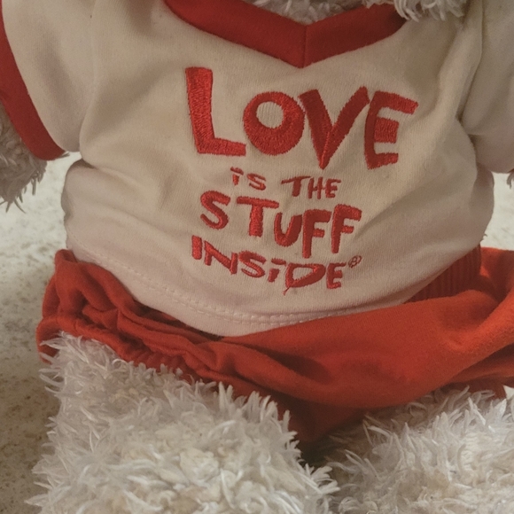 Build a Bear with shirt "Love is the Stuff Inside" - Picture 3 of 5